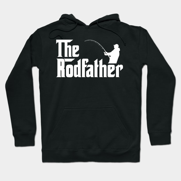 The Rodfather Fishing Hoodie by DragonTees